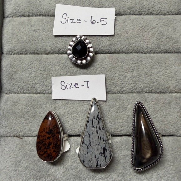 Obsidian Rings - Picture 2 of 7